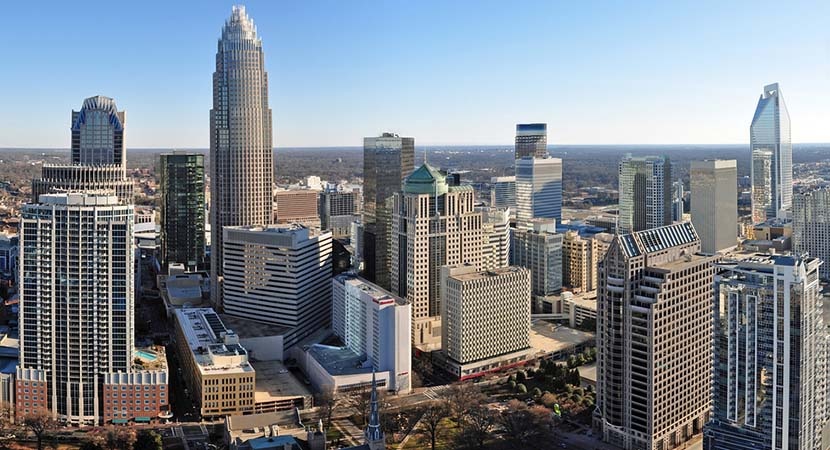 Downtown Charlotte, North Carolina. (Photo by James Willamor)